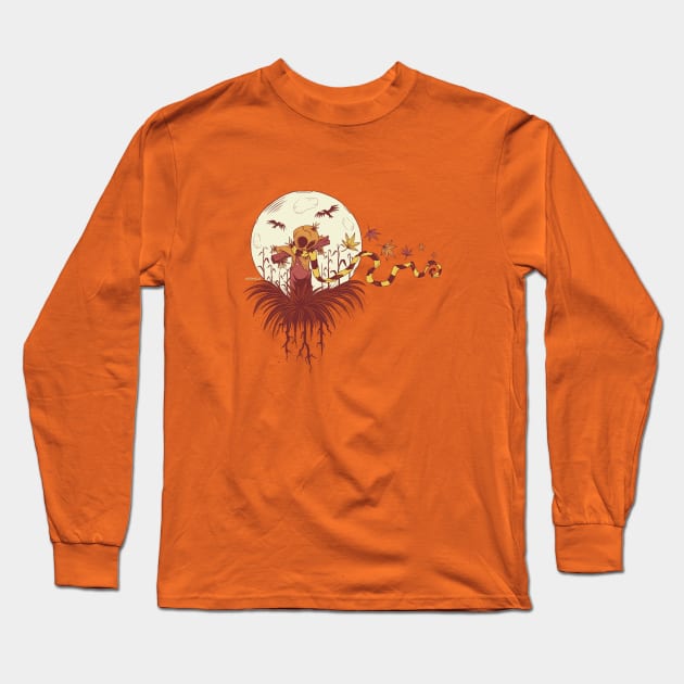 Scarecrow Long Sleeve T-Shirt by nocturnallygeekyme